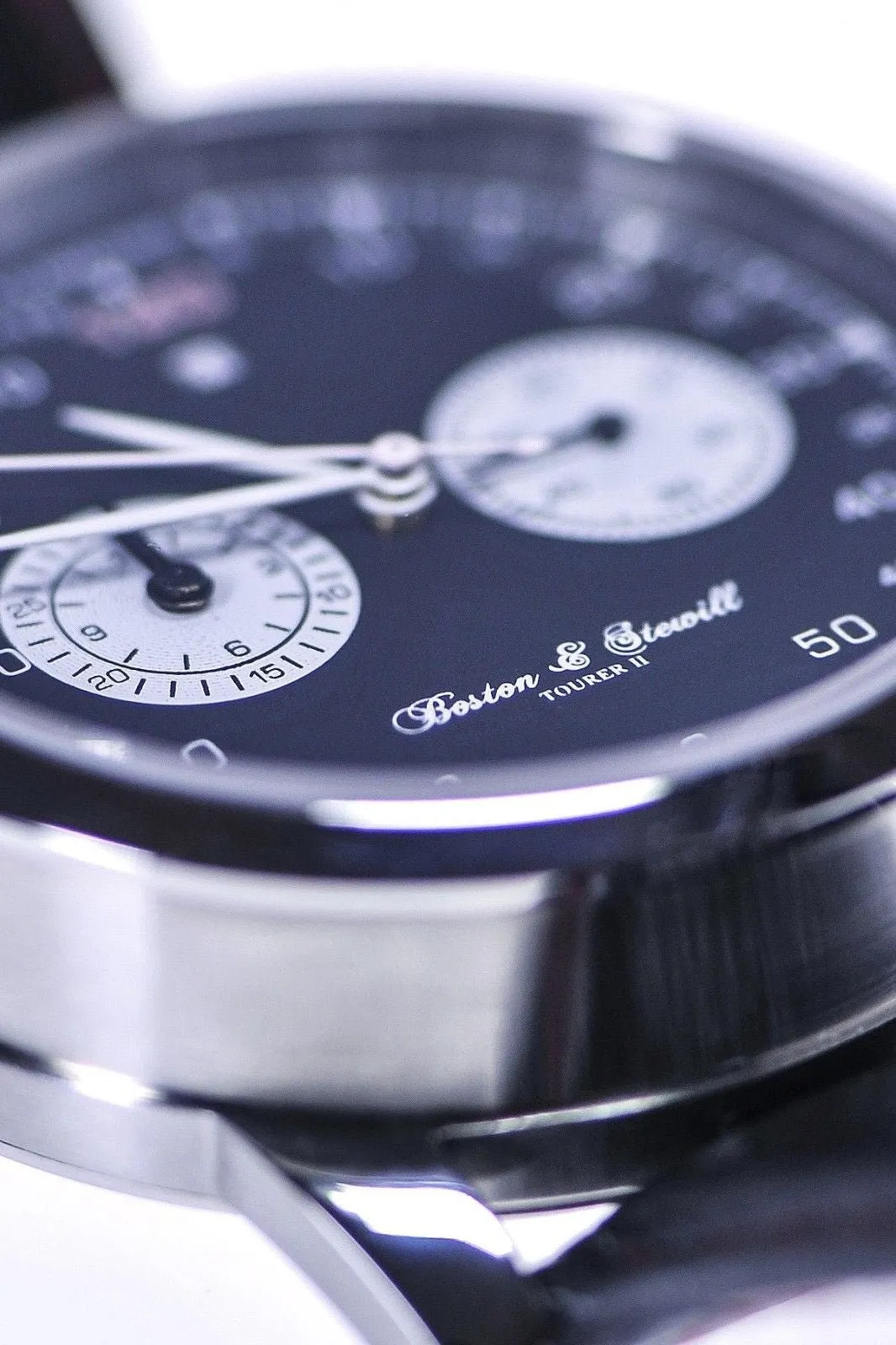 Sold!!! Boston & Stewill Tourer II British Racing Black Dial BullHead Limited Edition