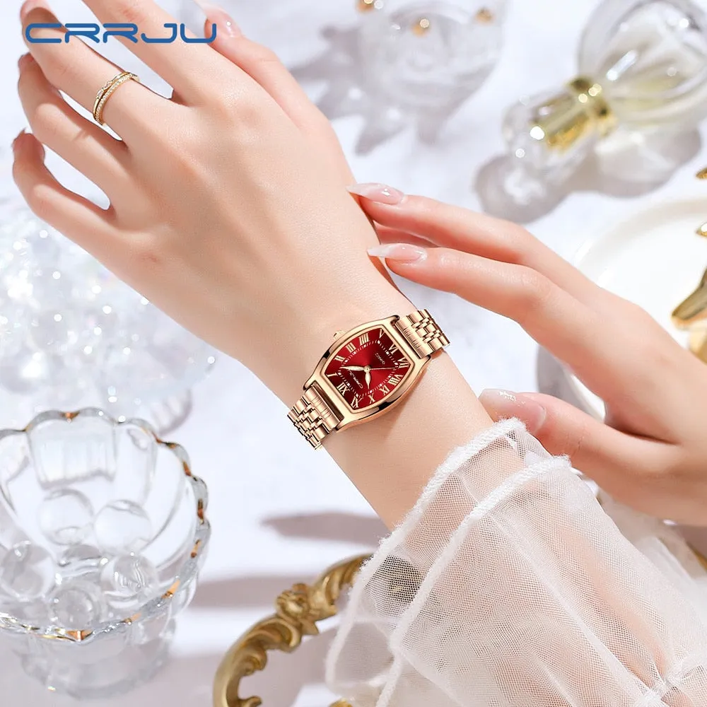 Square Steel Dress Watch for Women