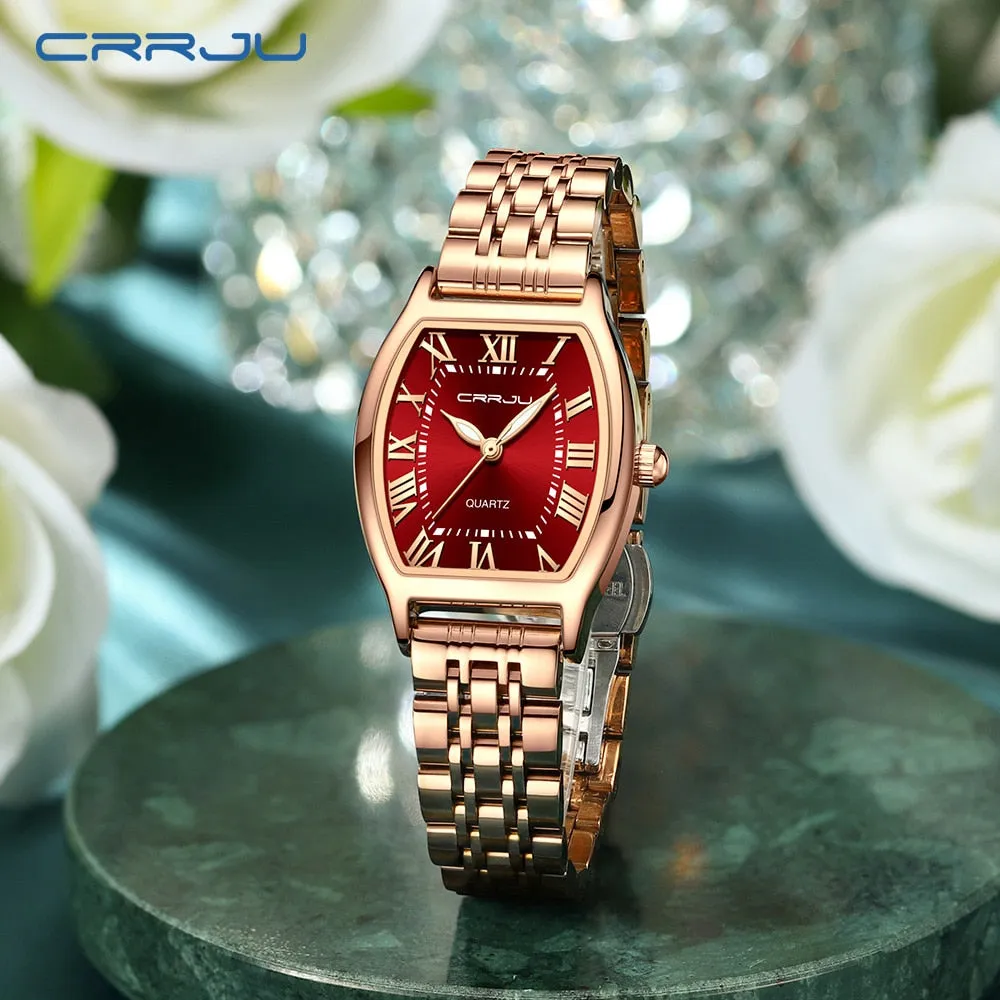 Square Steel Dress Watch for Women