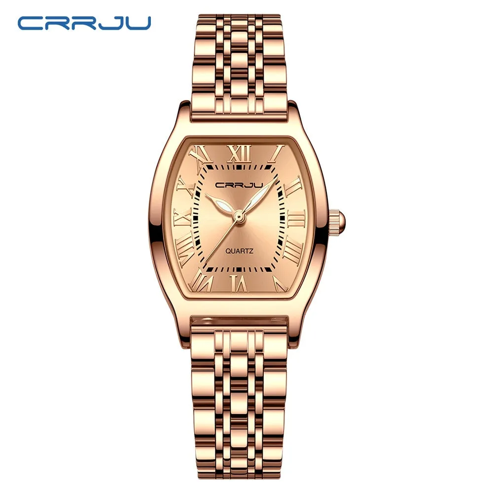 Square Steel Dress Watch for Women