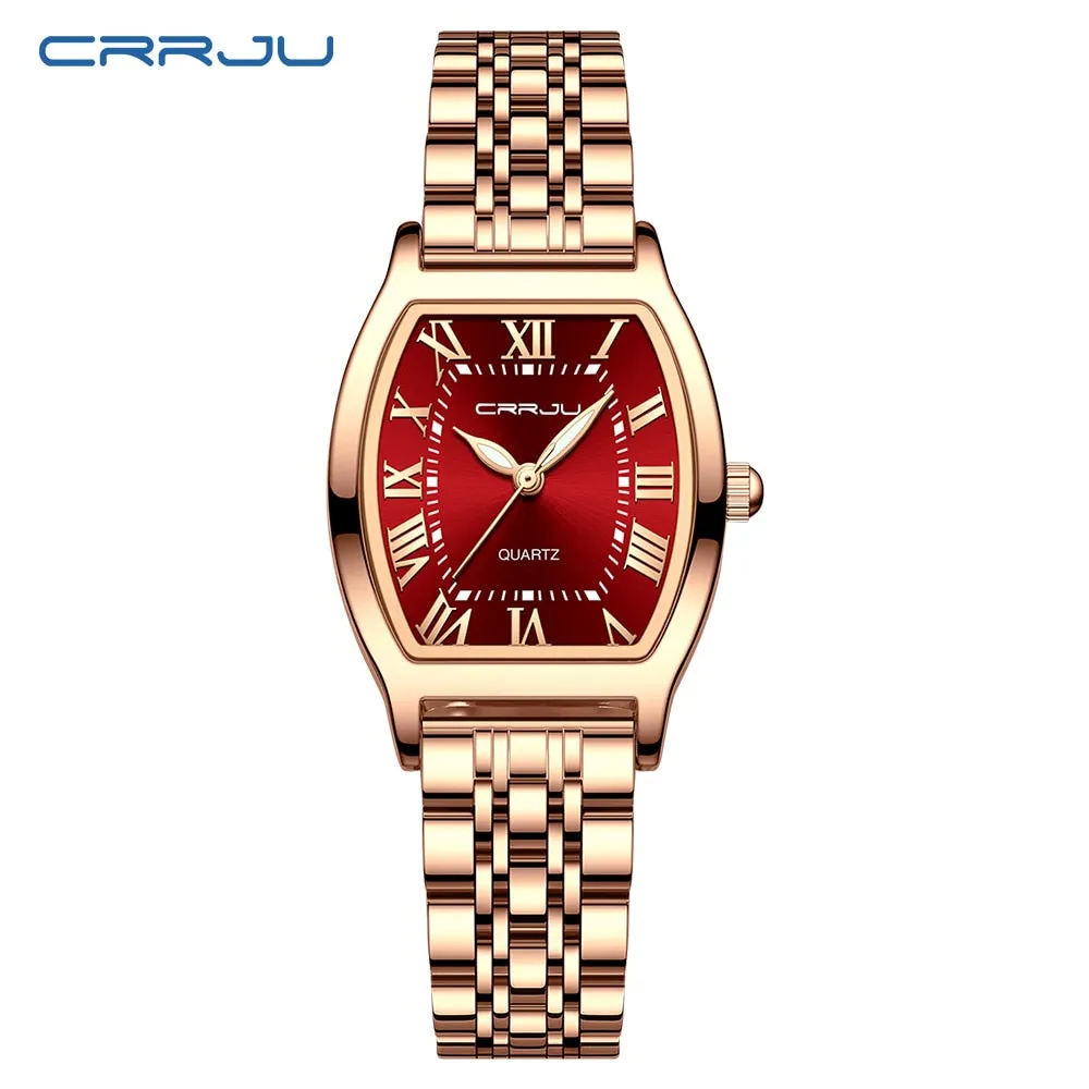 Square Steel Dress Watch for Women