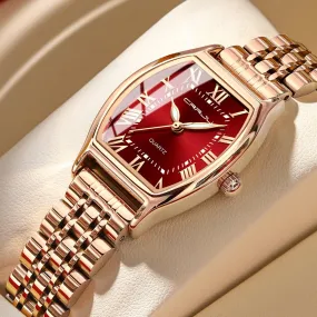 Square Steel Dress Watch for Women