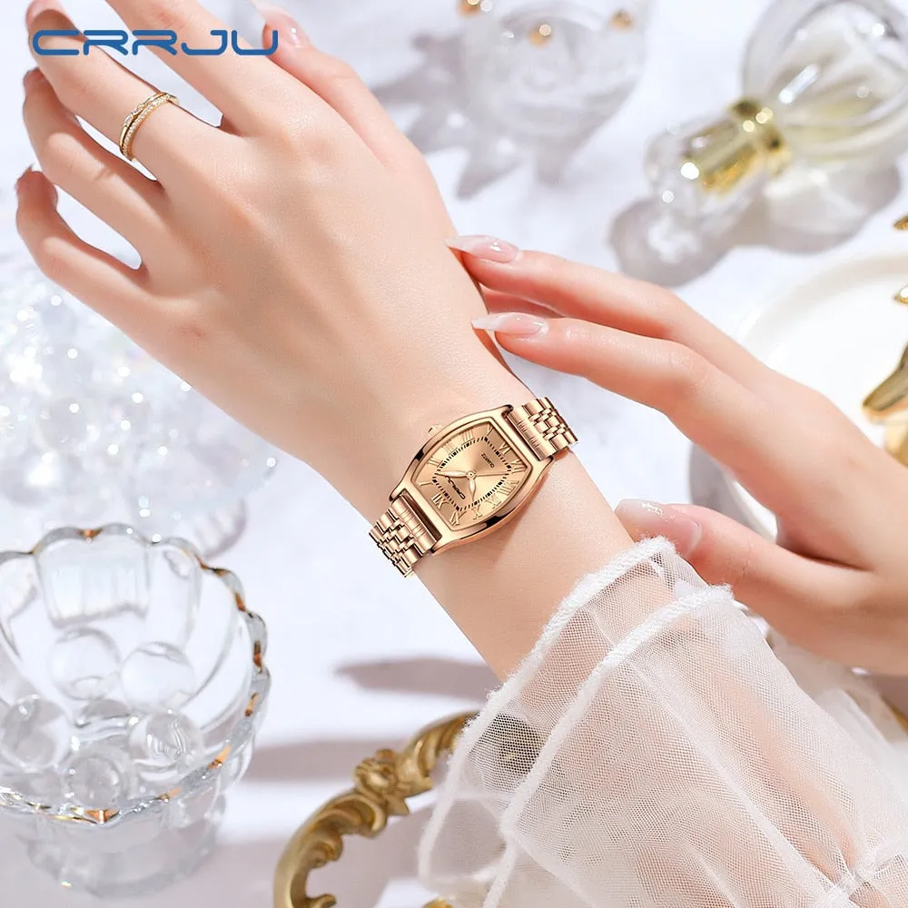 Square Steel Dress Watch for Women