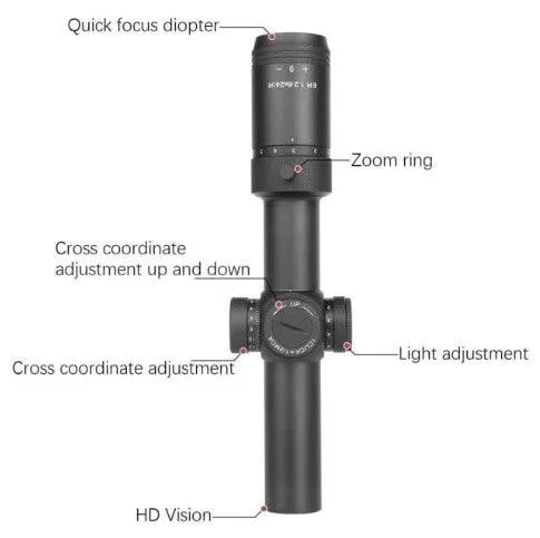 T-EAGLE ER 1.2-6X24 HK LPVO SCOPE