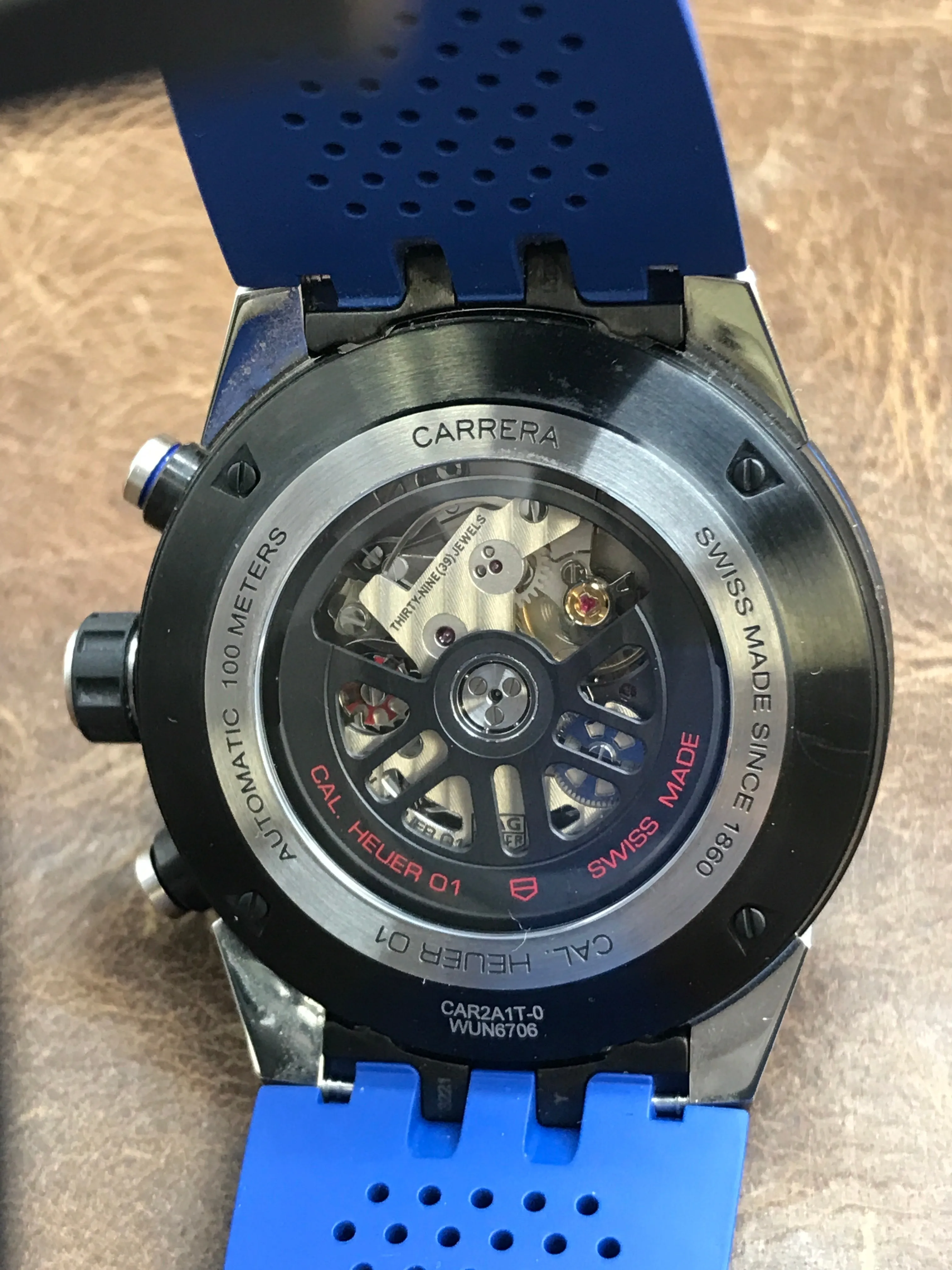 TAG Heuer Carrera Skeleton CAR2A1T.FT6052 Black Skeleton Dial Automatic Men's Watch