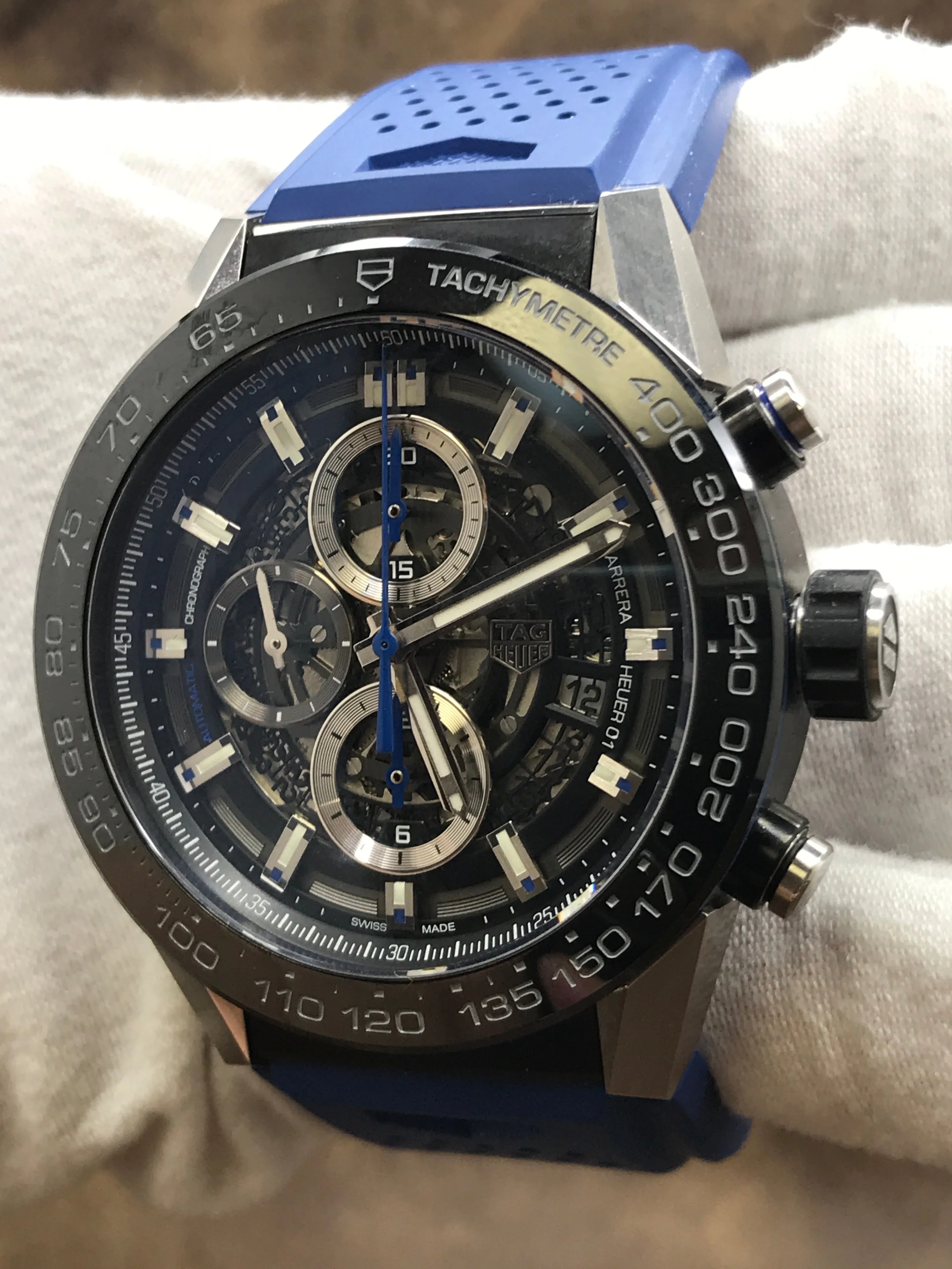 TAG Heuer Carrera Skeleton CAR2A1T.FT6052 Black Skeleton Dial Automatic Men's Watch