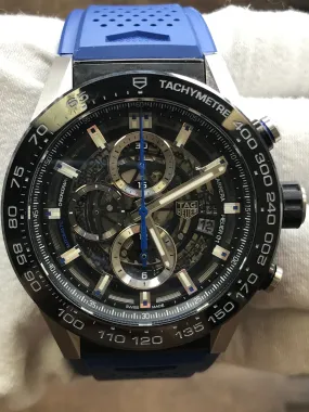 TAG Heuer Carrera Skeleton CAR2A1T.FT6052 Black Skeleton Dial Automatic Men's Watch