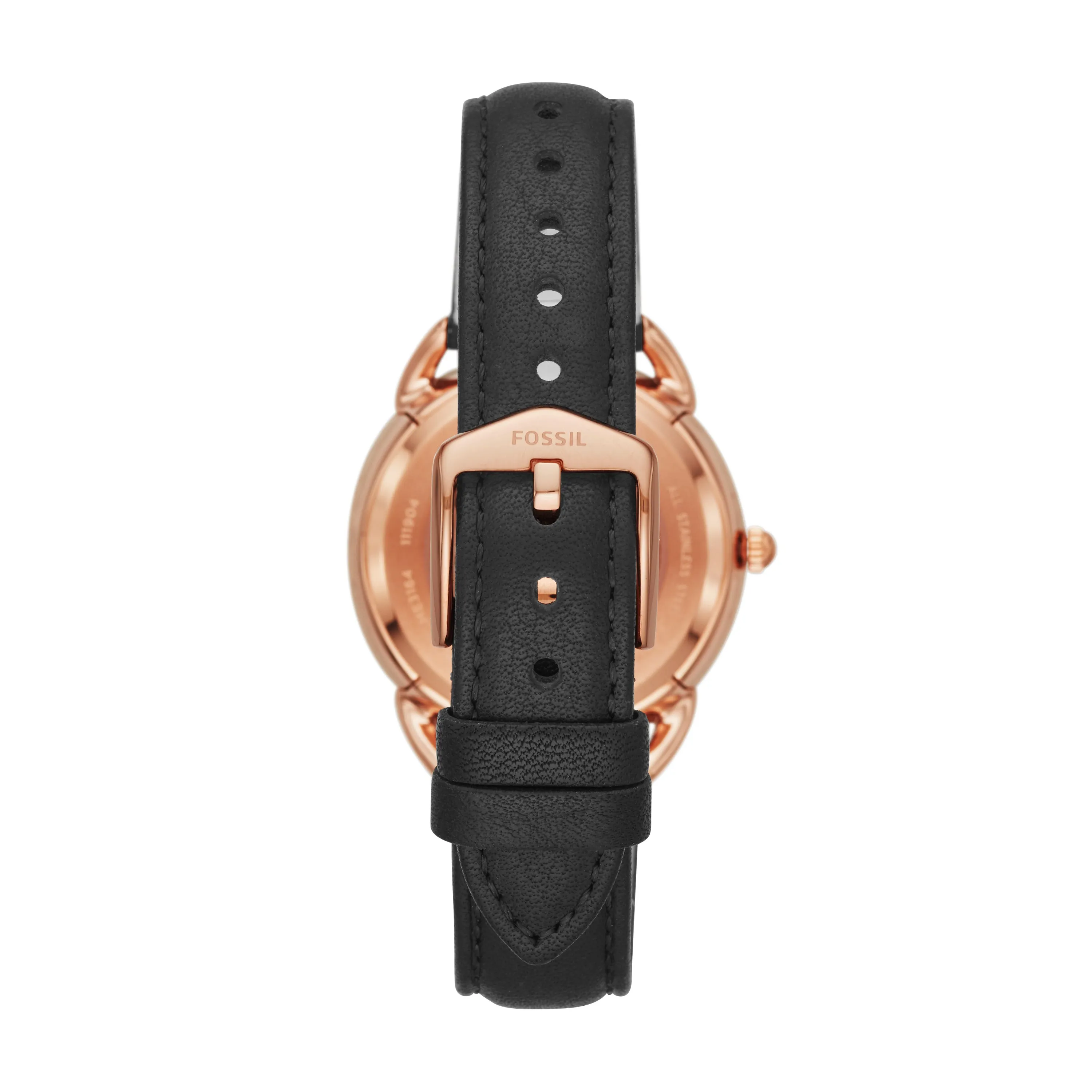 Tailor Mechanical Black Leather Watch
