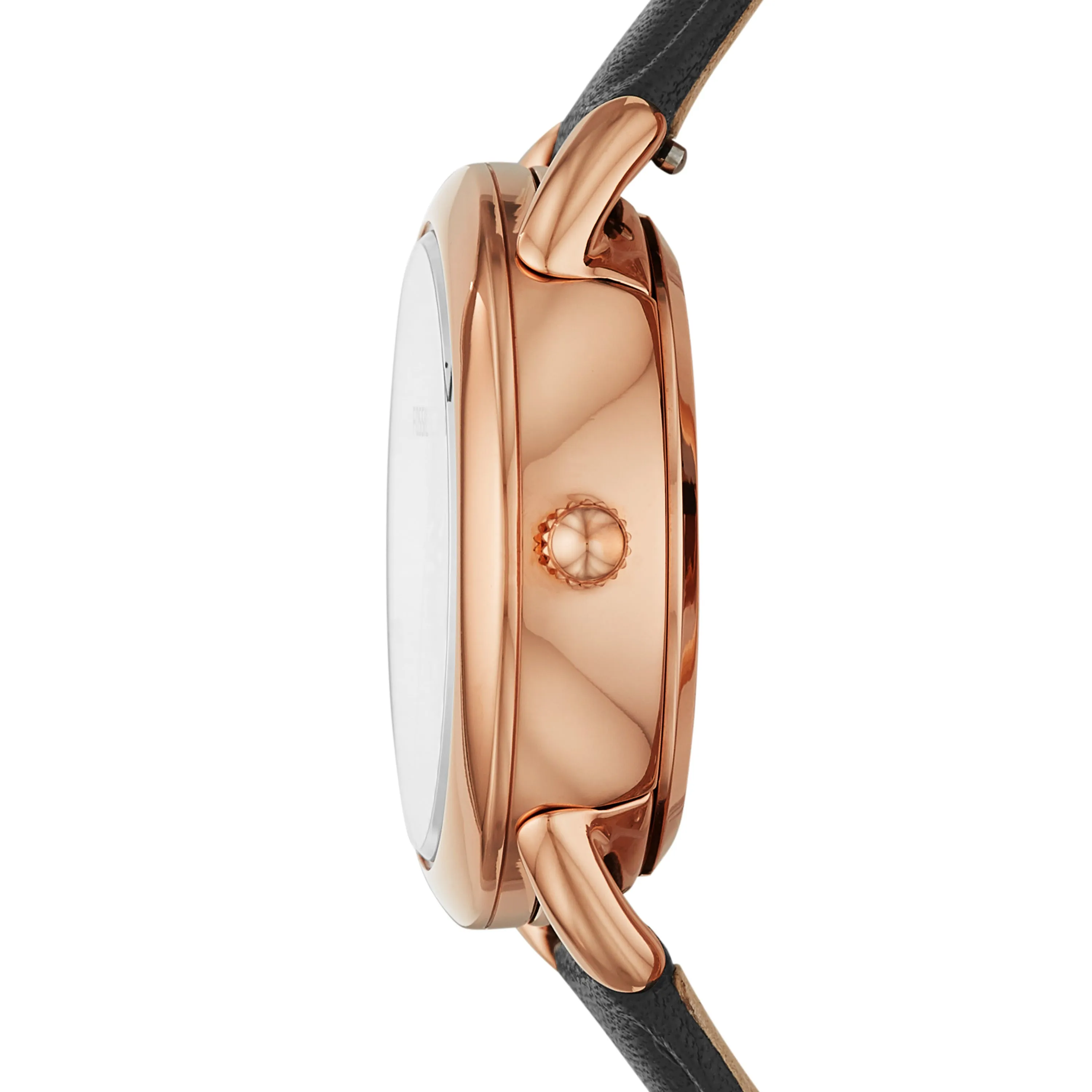 Tailor Mechanical Black Leather Watch