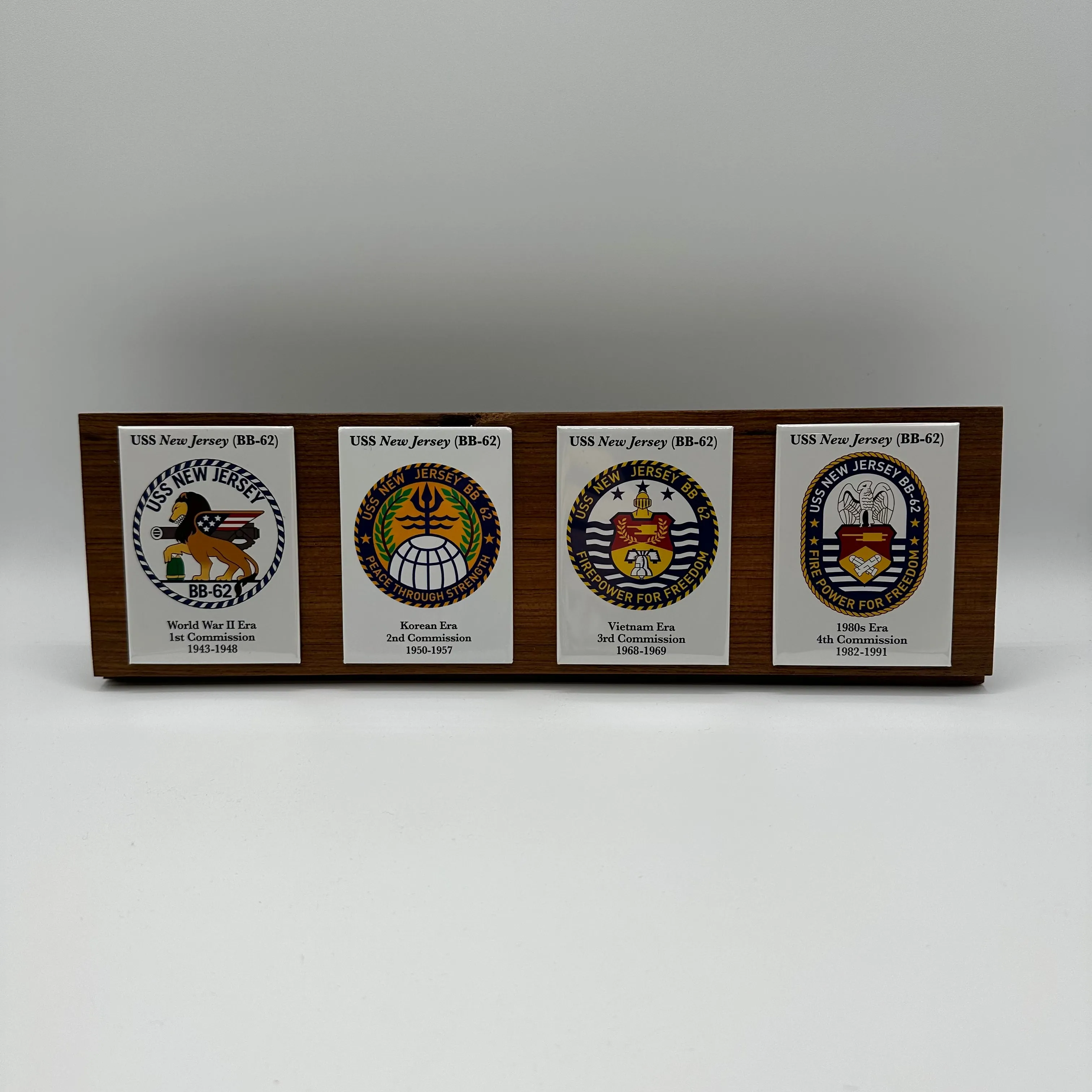 Teak Commissioning Magnet Display
