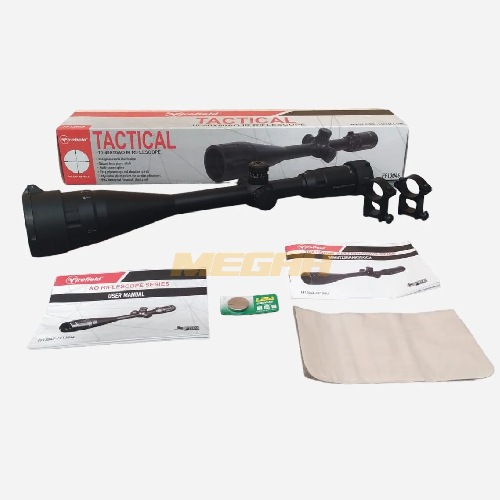 TELESKOP FIREFIELD TAC 10-40x50 AO IR