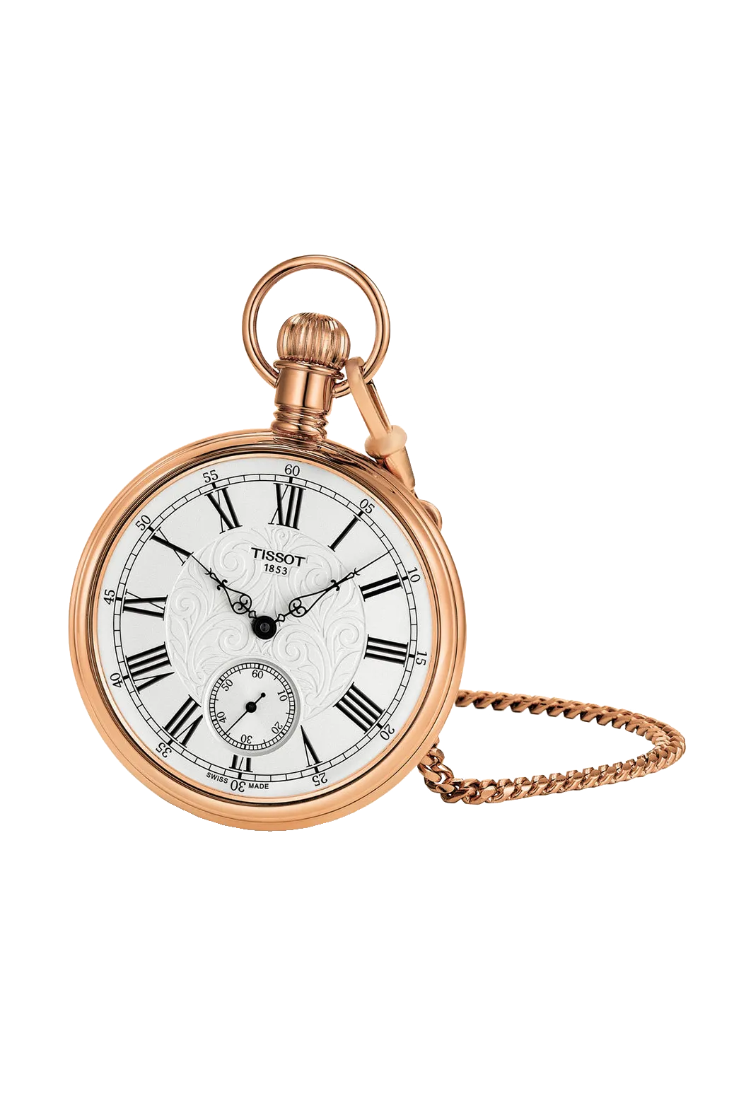 Tissot Lepine Rose Gold Tone Mechanical Pocket Watch