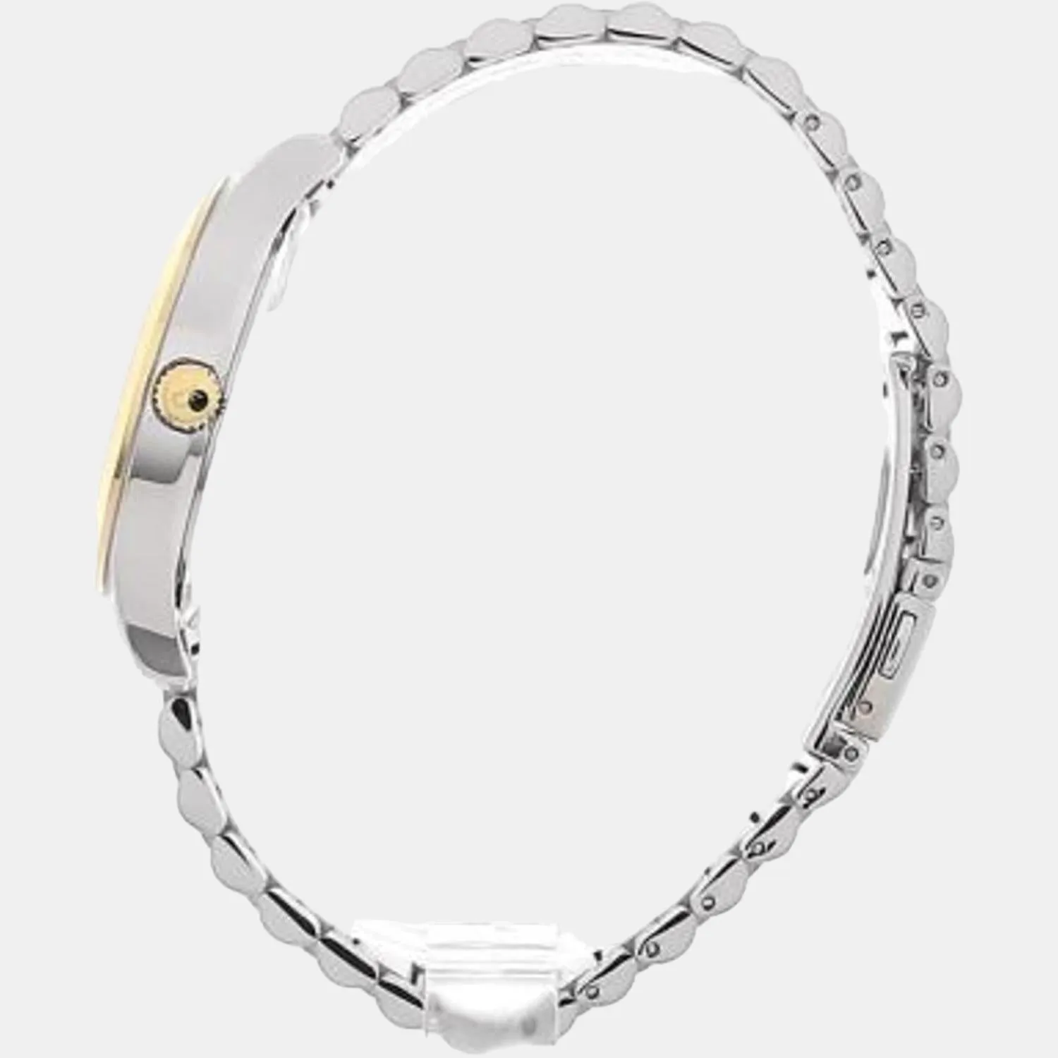Unisex Two Tone Analog Stainless Steel Watch 25200167