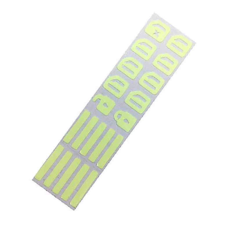Universal Car Door Window Luminous Button Sticker Fluorescence Stickers