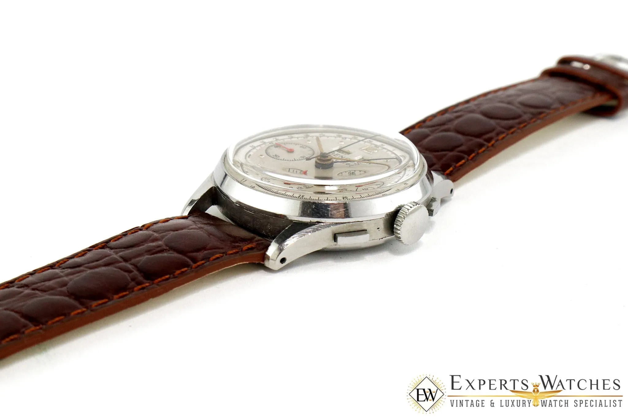 Vintage 1940's Benrus Sky Chief Triple Date Day Ref. G280F Valjoux 72C Watch CPO
