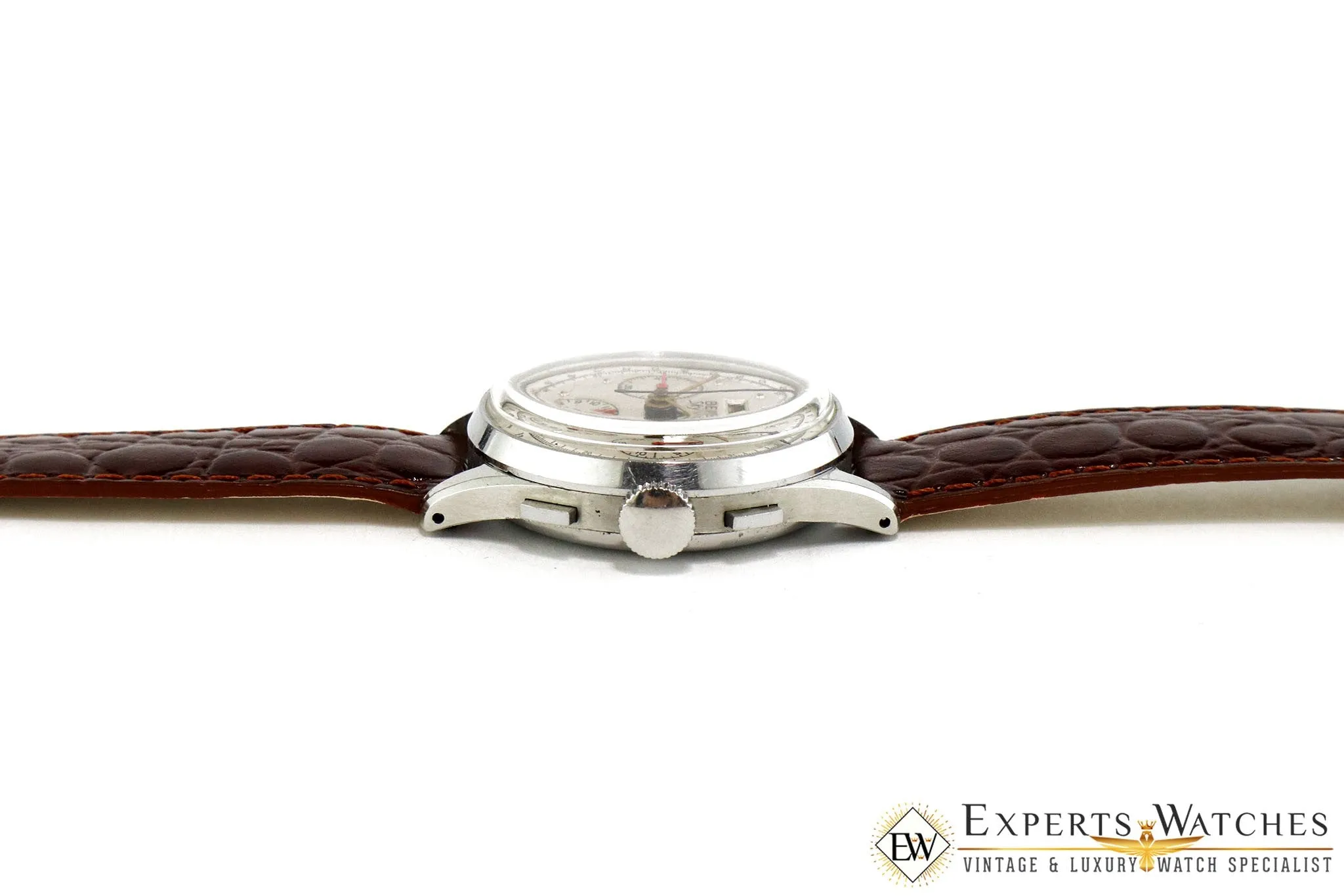 Vintage 1940's Benrus Sky Chief Triple Date Day Ref. G280F Valjoux 72C Watch CPO