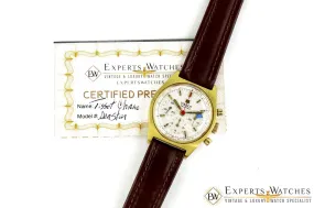Vintage 1960s Tissot Seastar 3 Register Chronograph Watch Lemania 1281 321 CPO