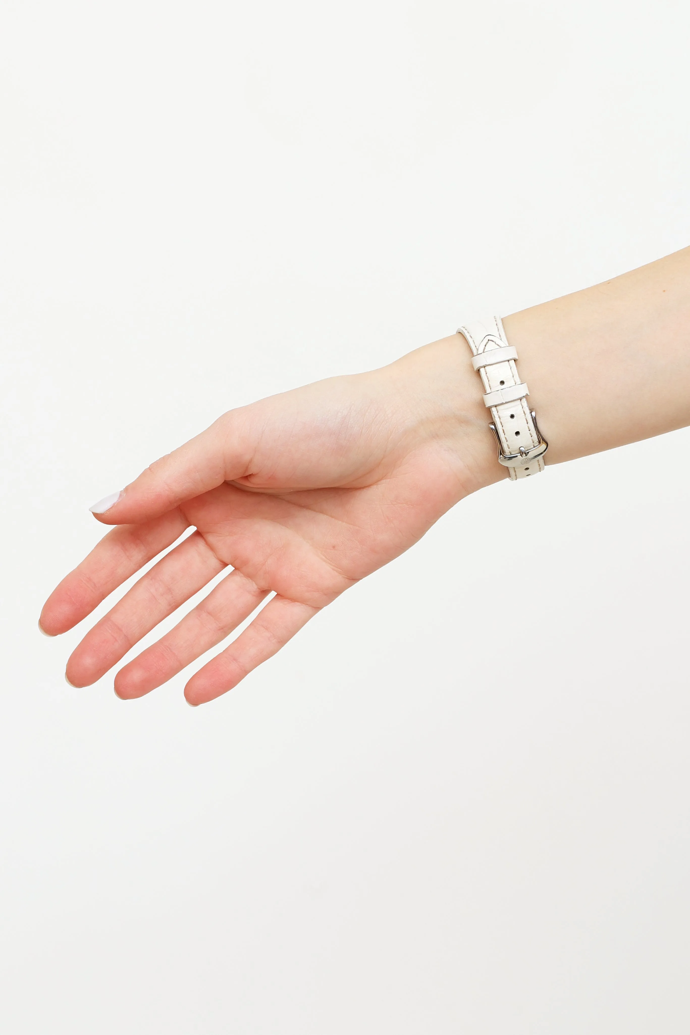 White Retro Watch