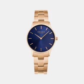 Women's Blue Analog Stainless Steel Watch V247LXVLSV